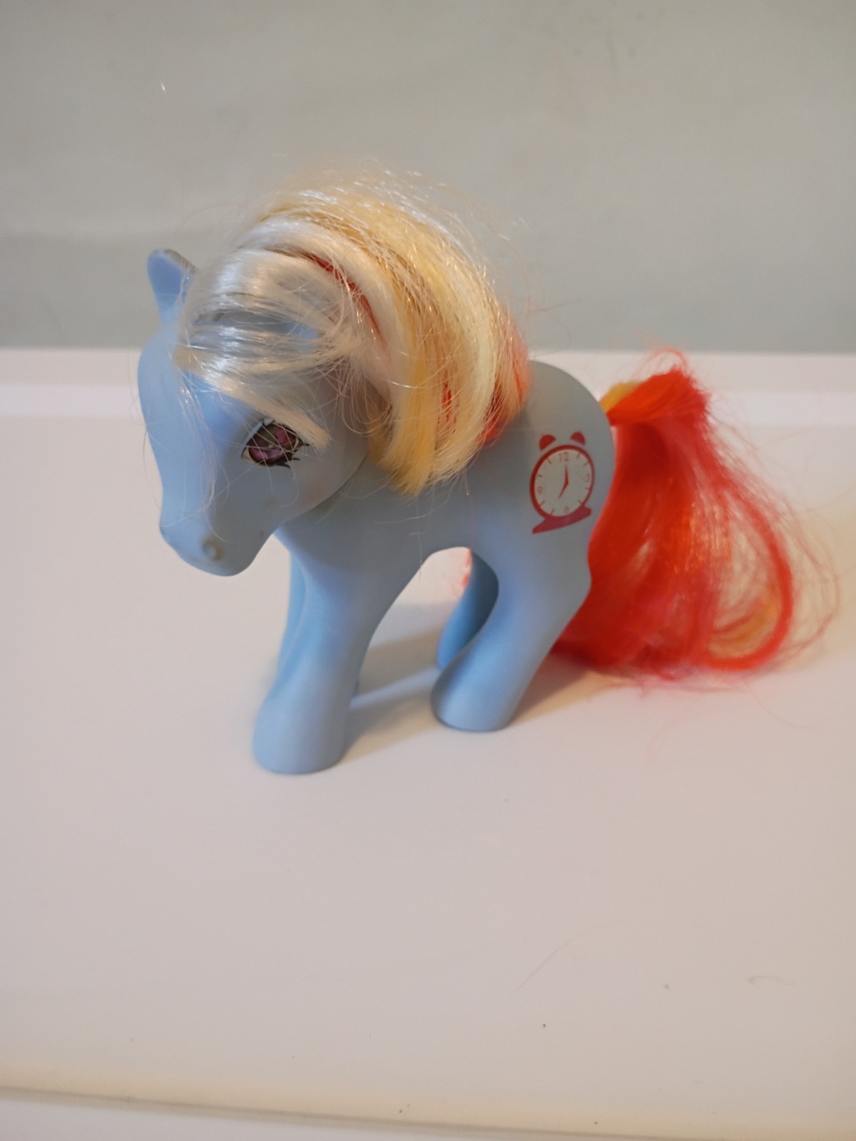 vintage MLP twinkle eye + clock on hip