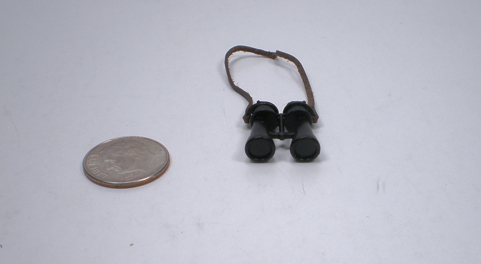 1/12 Scale WWII, Long Lense Binoculars, Brown, DID