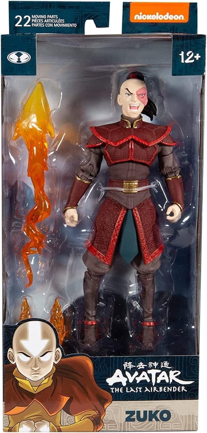 McFarlane Toys Avatar: The Last Airbender Prince Zuko 7″ Action Figure with Acce