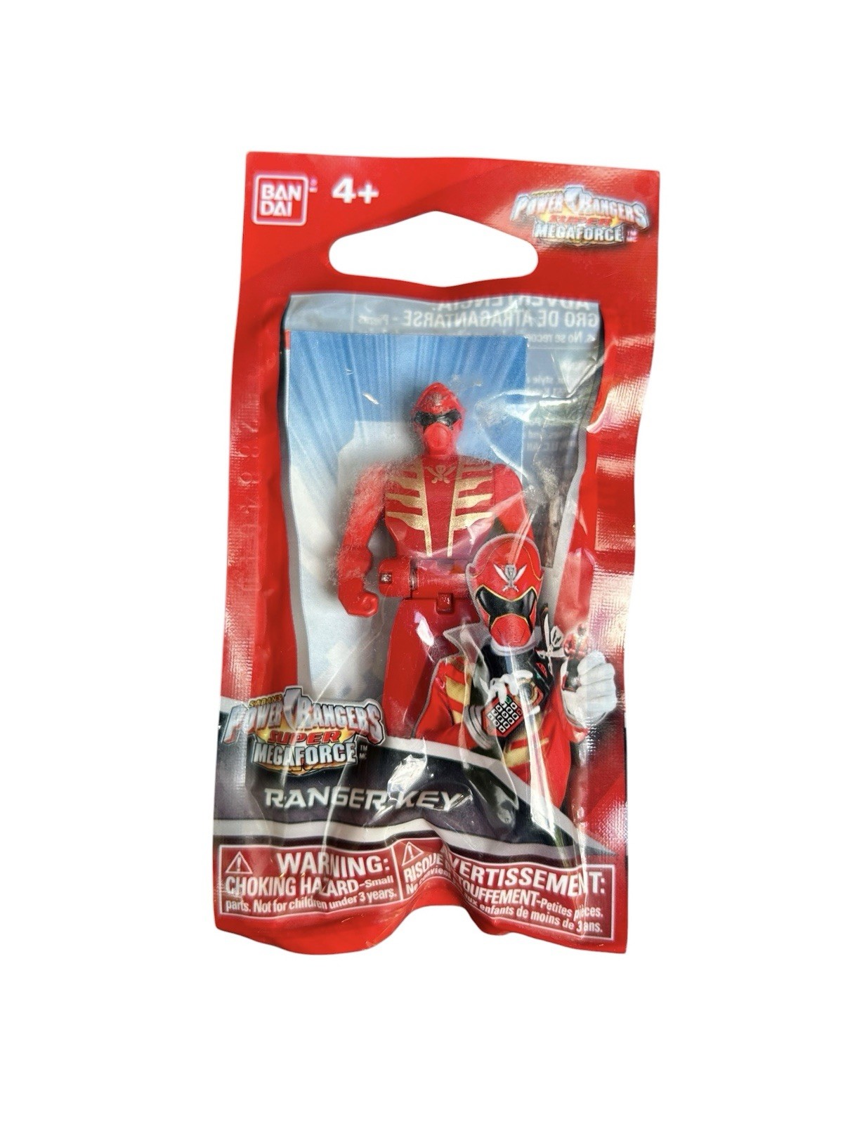 Power Rangers Super Megaforce Legendary Red Key Pack 2014 Bandai SDCC Polybag