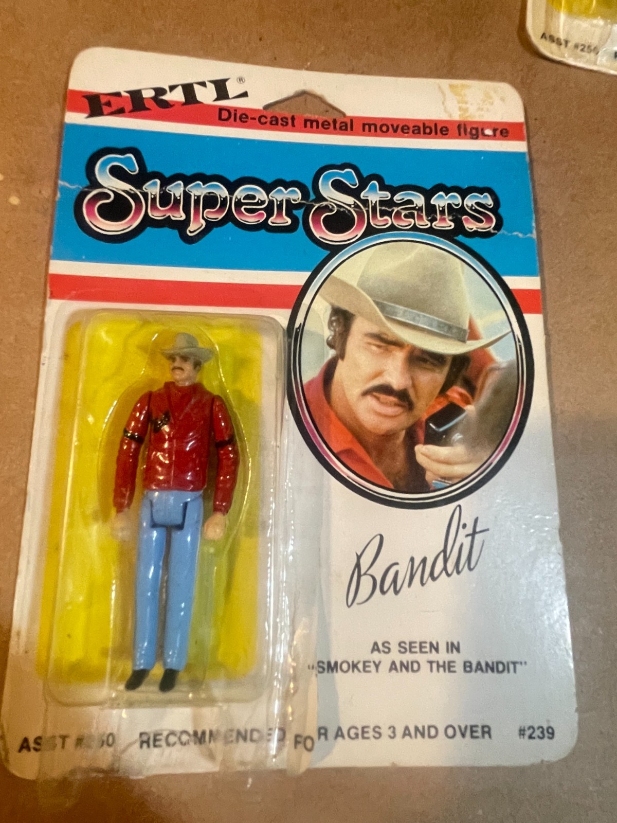 Ertl 239 Smokey And THE BANDIT Die-Cast Moveable Figure Burt Reynolds