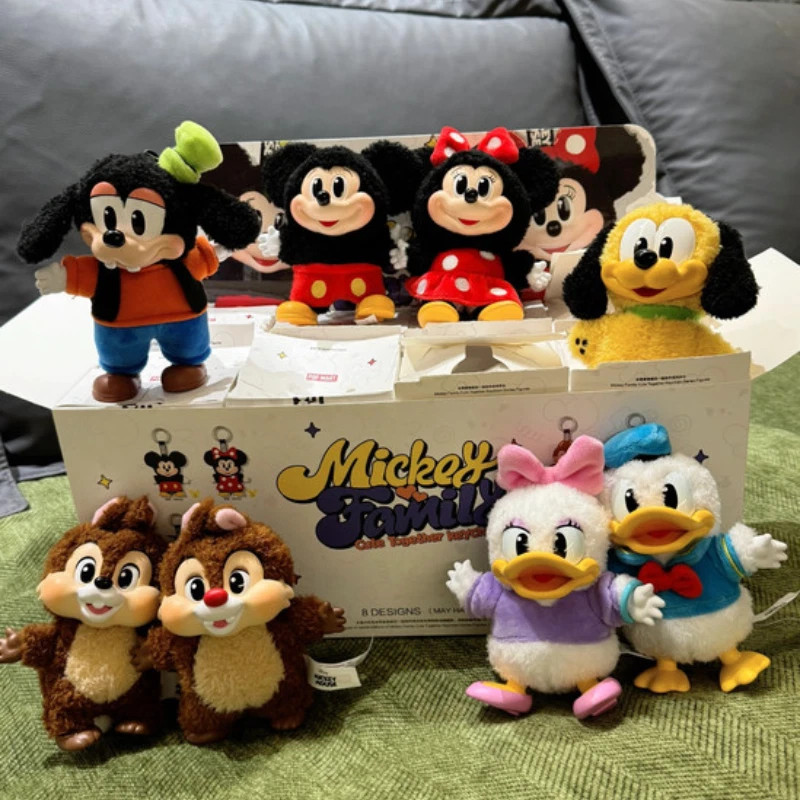 Huey Dewey And Loui-Mickey Family Cute Together Keychain Series Confirmed Figure