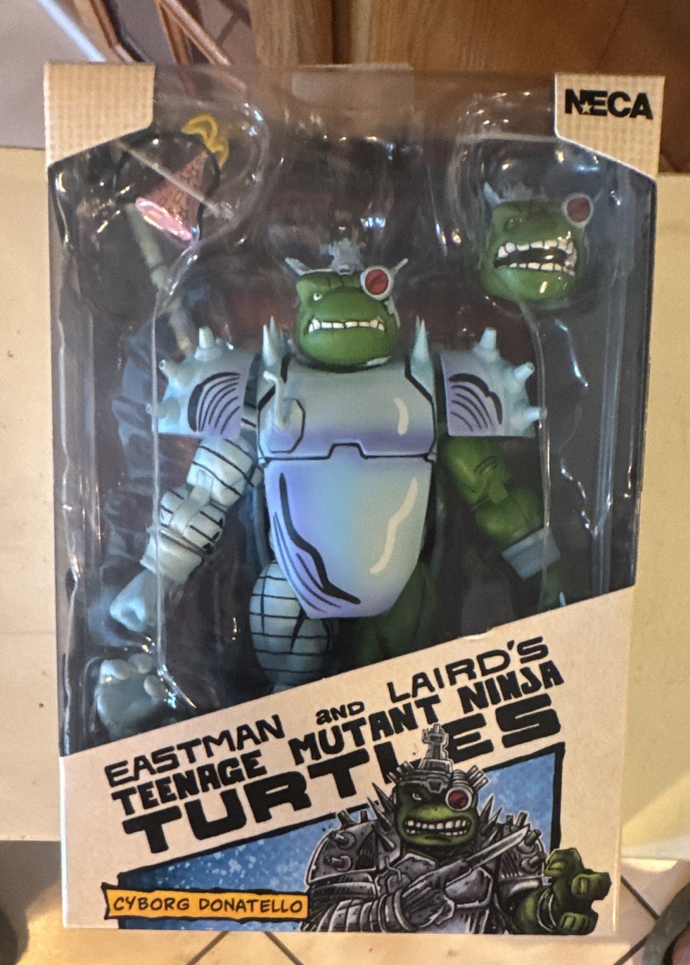 NECA TMNT Urban Legends Cyborg Donatello Action Figure Boxed