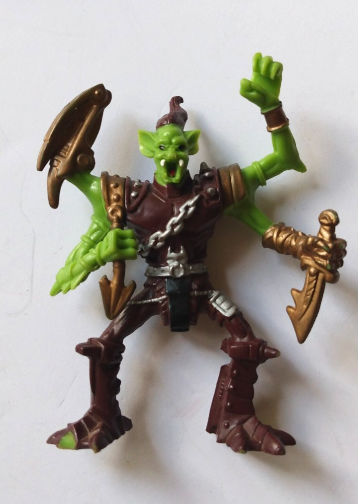 4 Vntg. Chap Mei Wizard’s Magic Demon Galapagos/thor/ogre/Beast raider figures