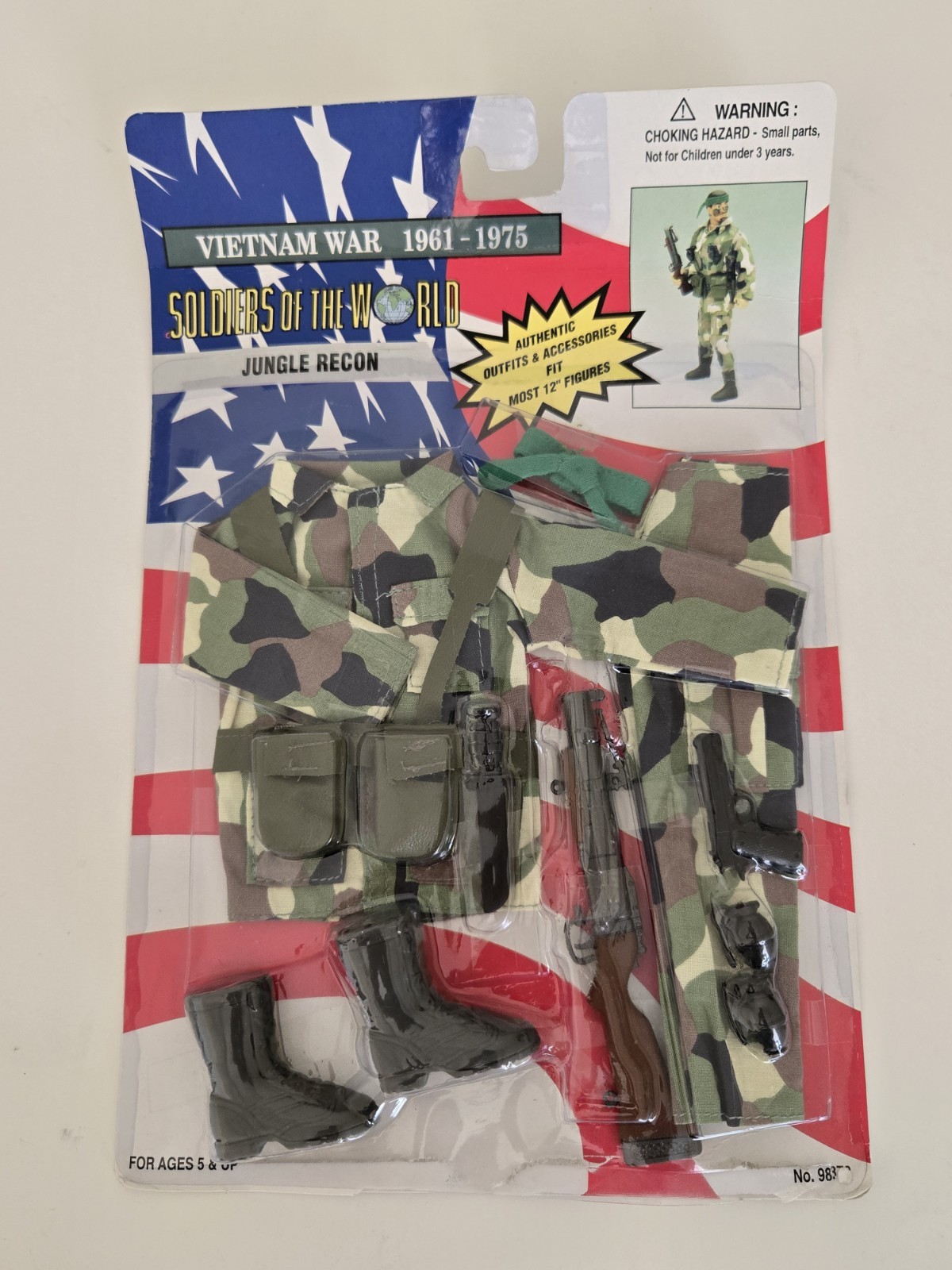 Soldiers Of The World Vietnam War Jungle Recon Outfit & Accessories Set New 1997