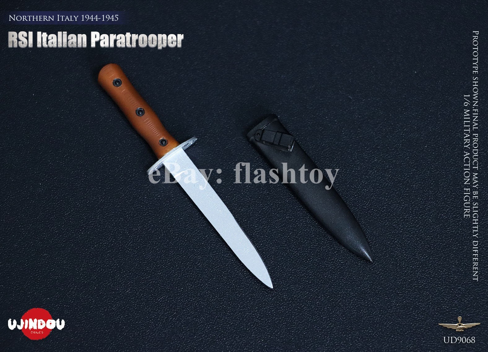 Presale UJINDOU UD9068 1/6 RSI Italian Paratrooper Northern Italy Action Figure