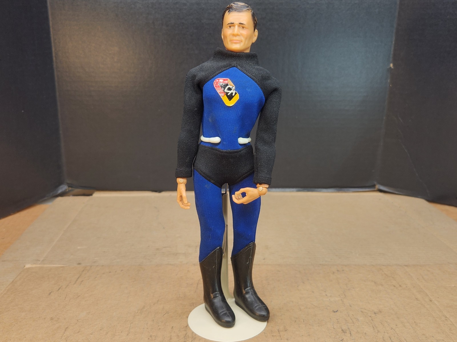 Ideal Captain Action Figure 12″ Plastic circa 1966 in Uniform