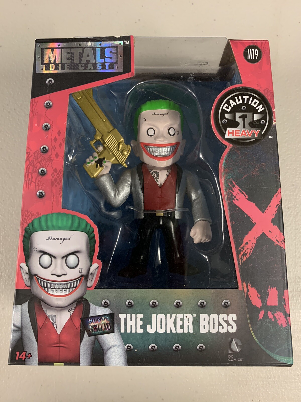 The Joker Boss (M19) ~ DC Suicide Squad ~ Jada Toys ~ Metals Die Cast ~ 4” Inch