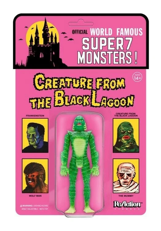 Super7 Universal Monsters Creature Black Lagoon ReAction Figure Sealed New 2021