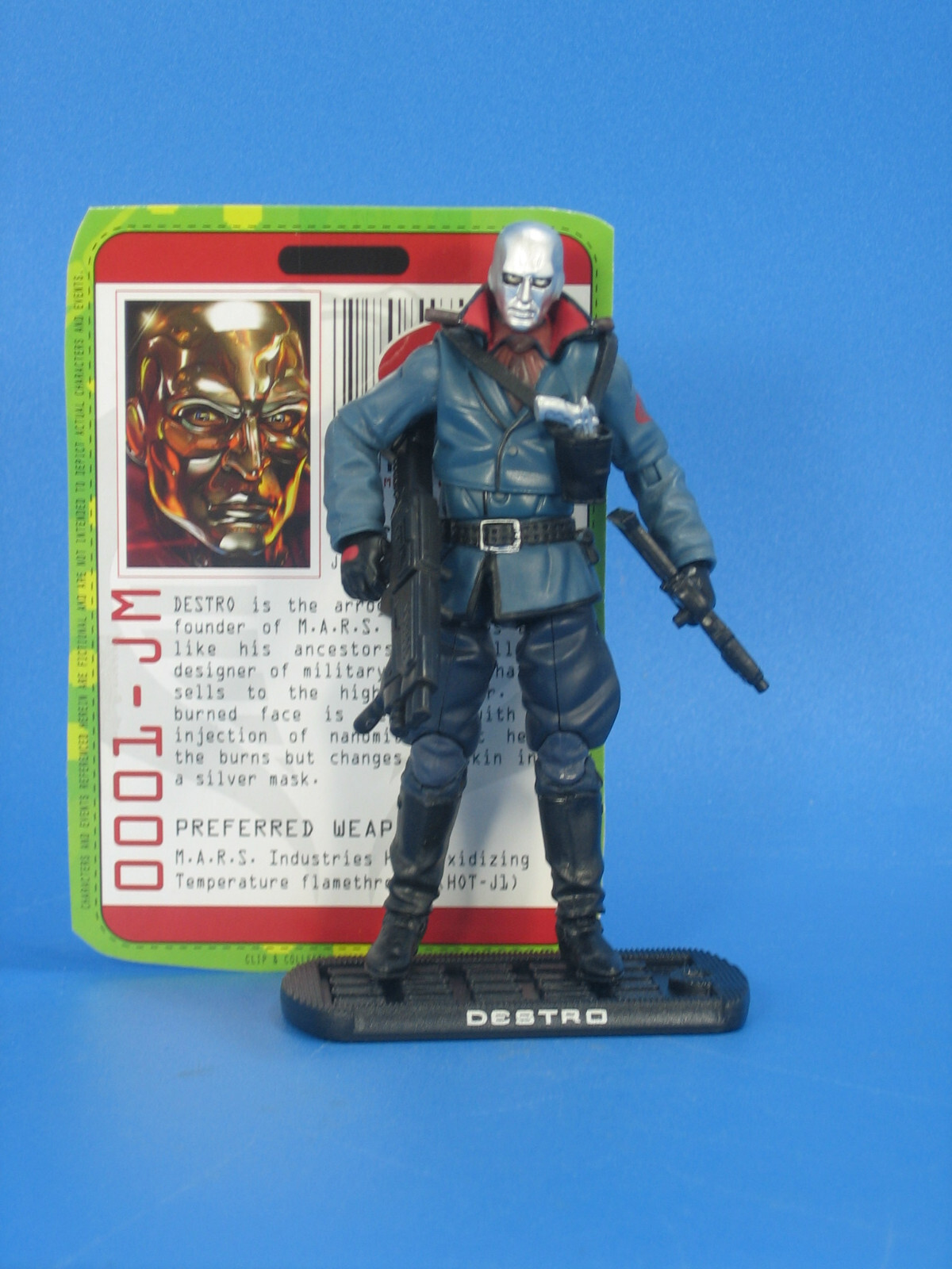 2009 GI Joe Destro 4″ Action Figure Rise of Cobra ROC Senior Ranking Officers