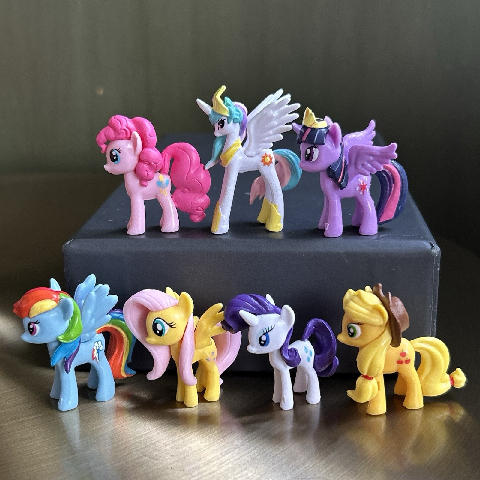 My Little Pony lot THE MANE 6 + PRINESS CELESTIA (FINDERS KEEPERS Mini) FIM G4