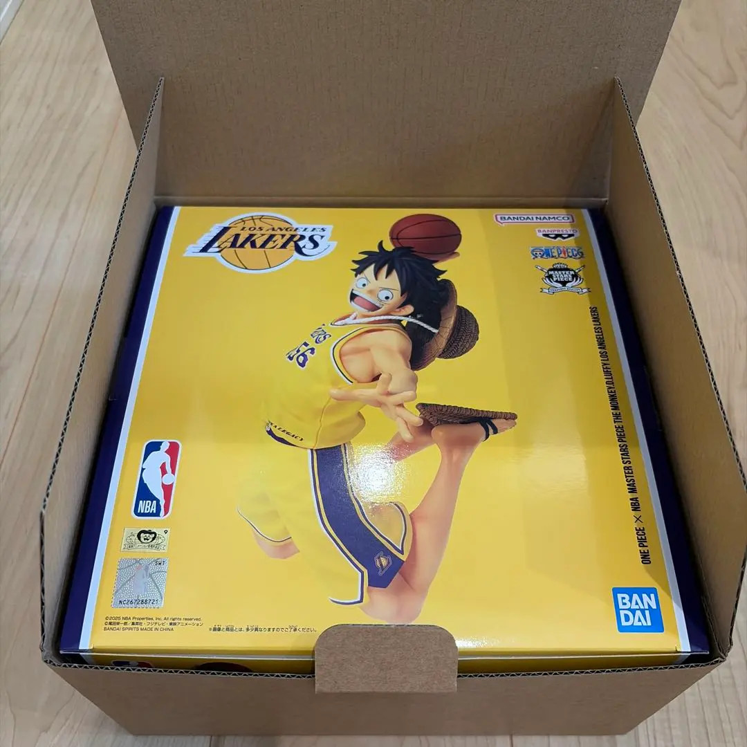 ONE PIECE x NBA MASTER STARS PIECE THE MONKEY D.LUFFY LOS ANGELES LAKERS BANDAI