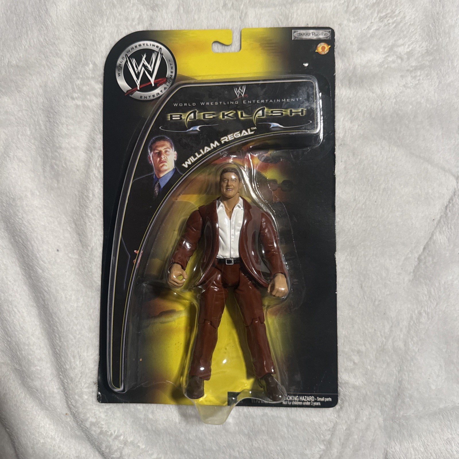 WWE World Wrestling Entertainment Backlash William Regal Real Scan Figure 2004