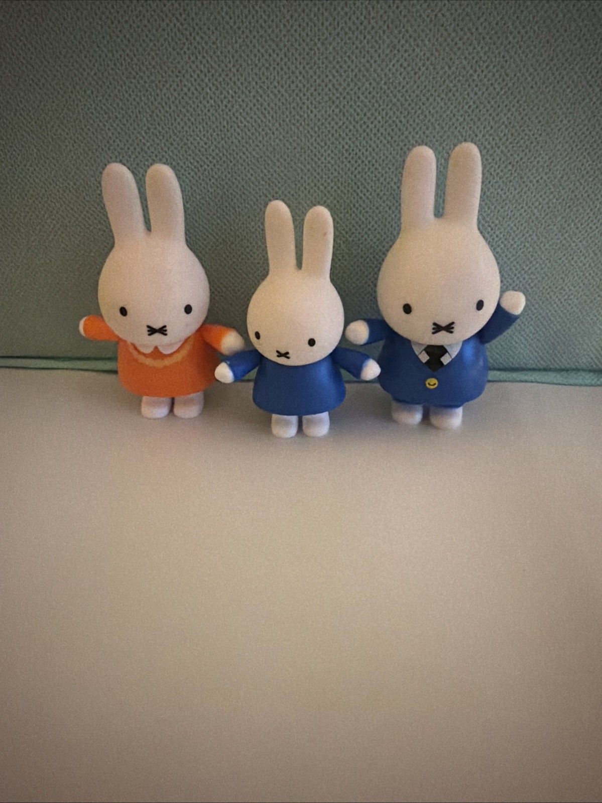 Miffys Adventures Miffy Figure Beautiful Family Of 3 Figurine Set! ?