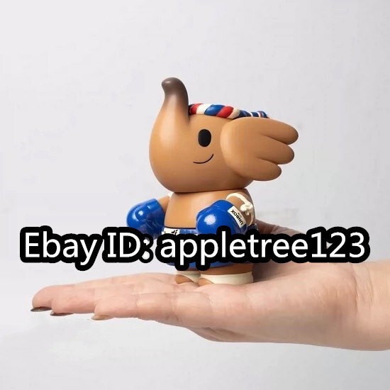 UNBOX MUAY THAI ELFIE RED&BLUE TRUNKS Set(2Pcs) Vinyl Figure Sofubi H13CM/5.2in