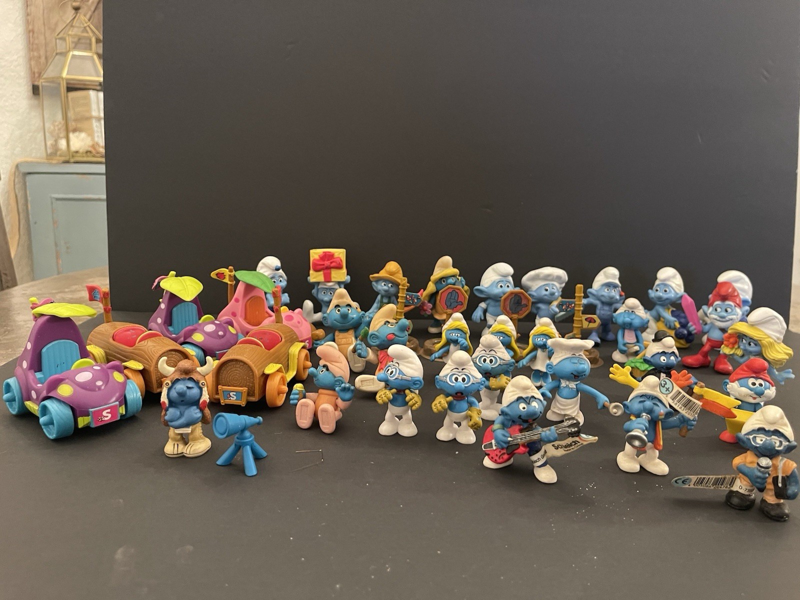 Smurfs PVC Figures Lot of 37 Smurfs and accessories