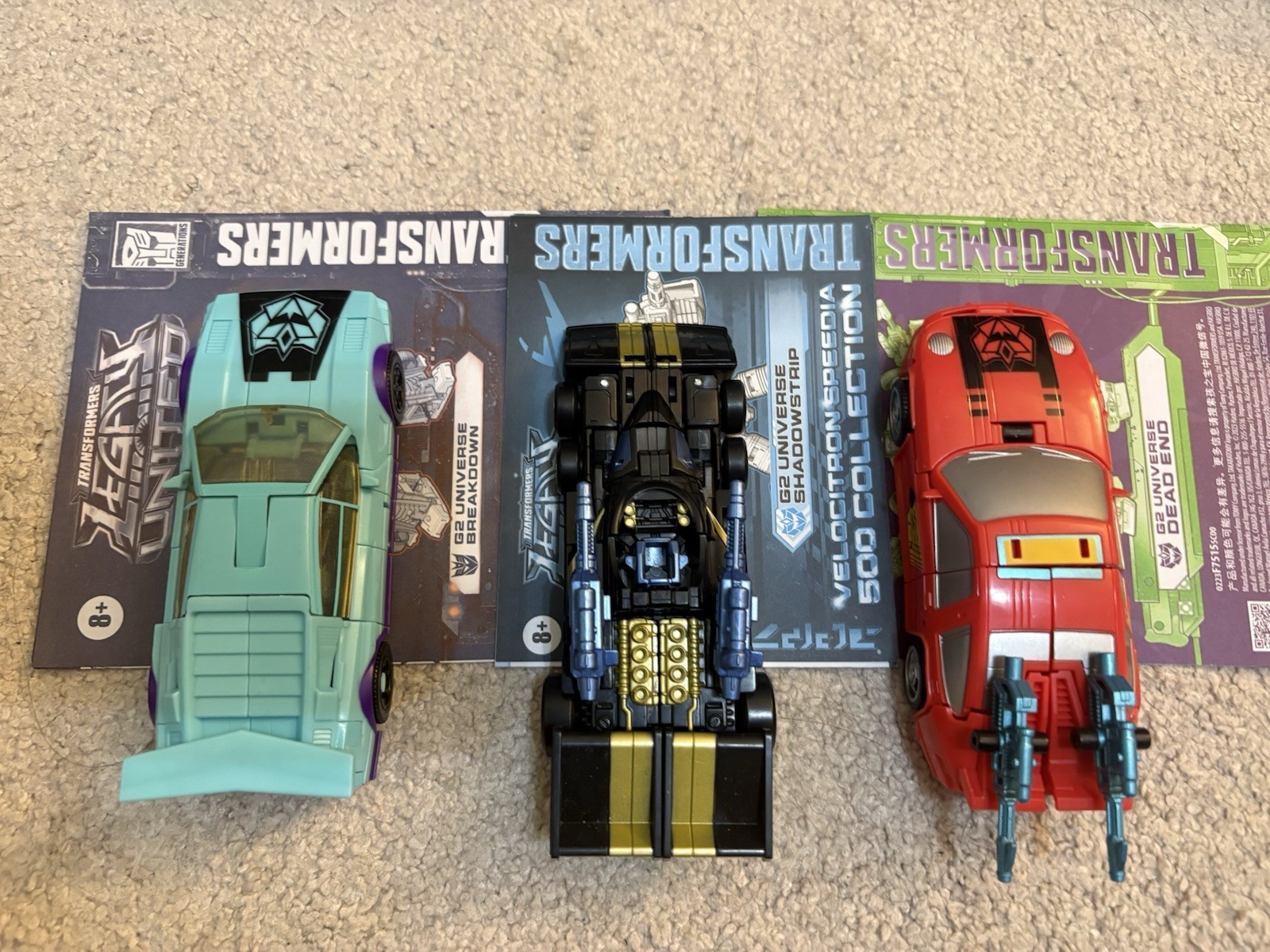 Transformers Legacy G2 Menasor Limbs Breakdown, Dragstrip, Deadend Lot Of 3