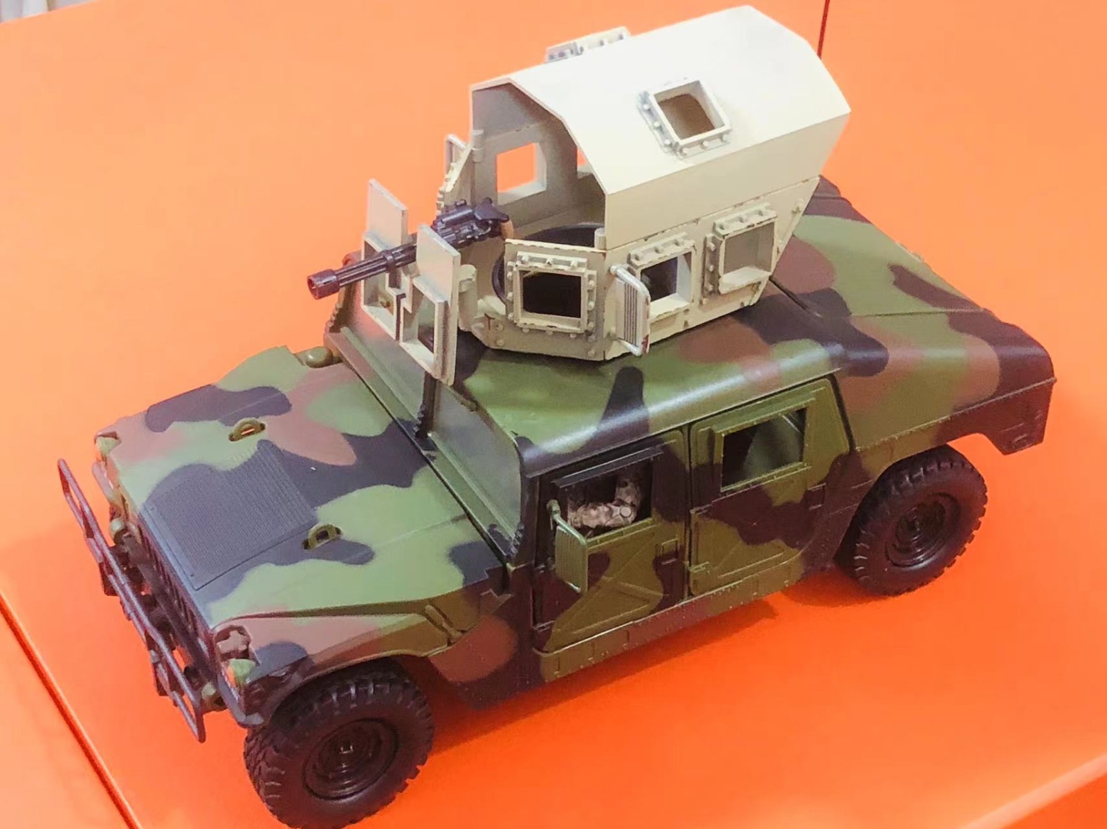 Custom kit 1/18 turret set for GI JOE desert humvee jungle strike humvee