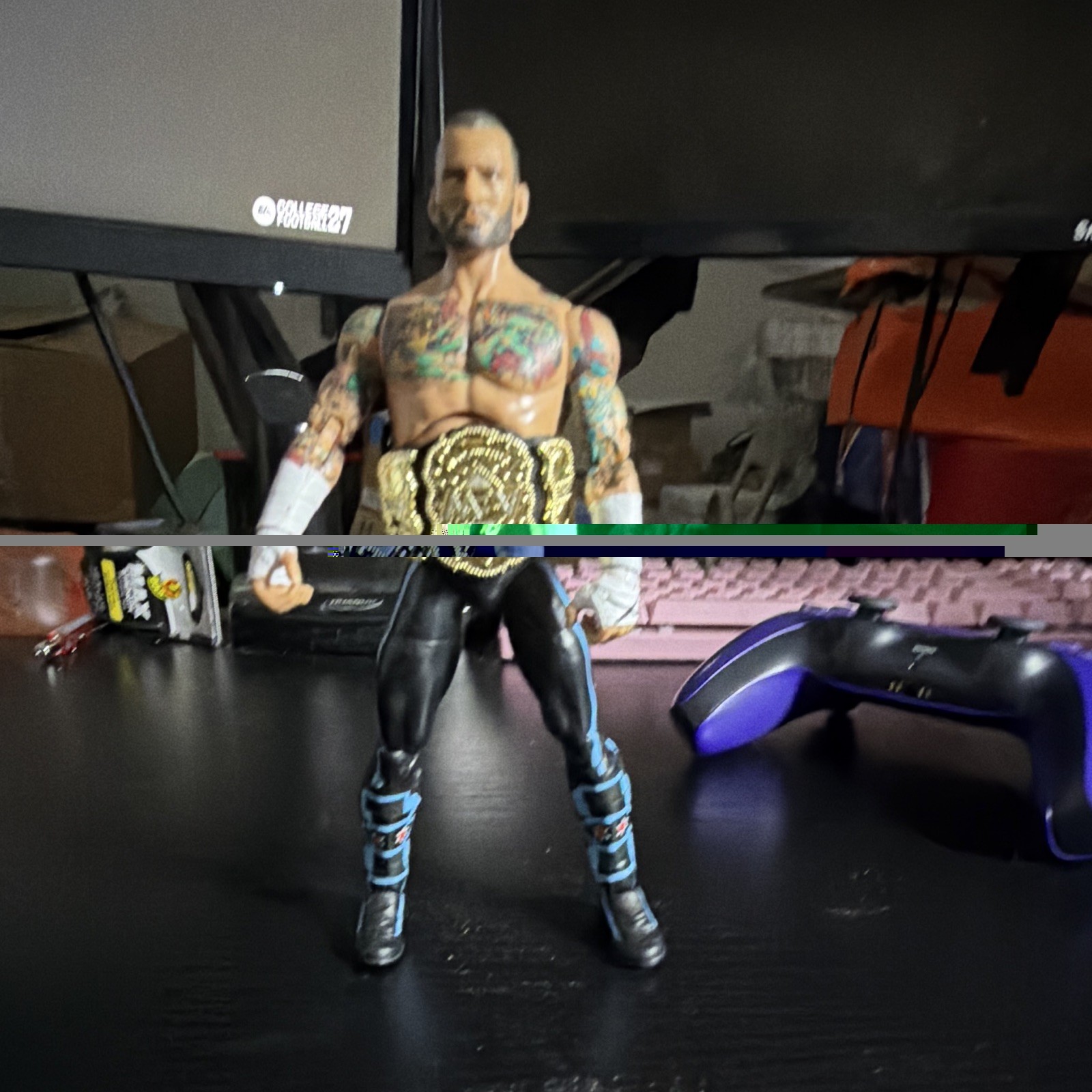 AEW Jazwares CM PUNK Unmatched Series 4 Wrestling Figure #25 LOOSE