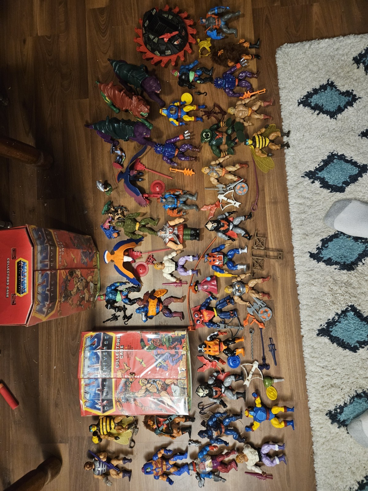 Huge Vintage 1980s Motu He Man Lot Collection 40+ Figures 100s Of Accessories