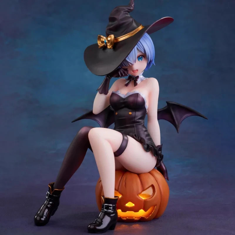 Anime Rem Hallowee Beautiful Girl Ver. PVC Scale Figure Statue 18cm
