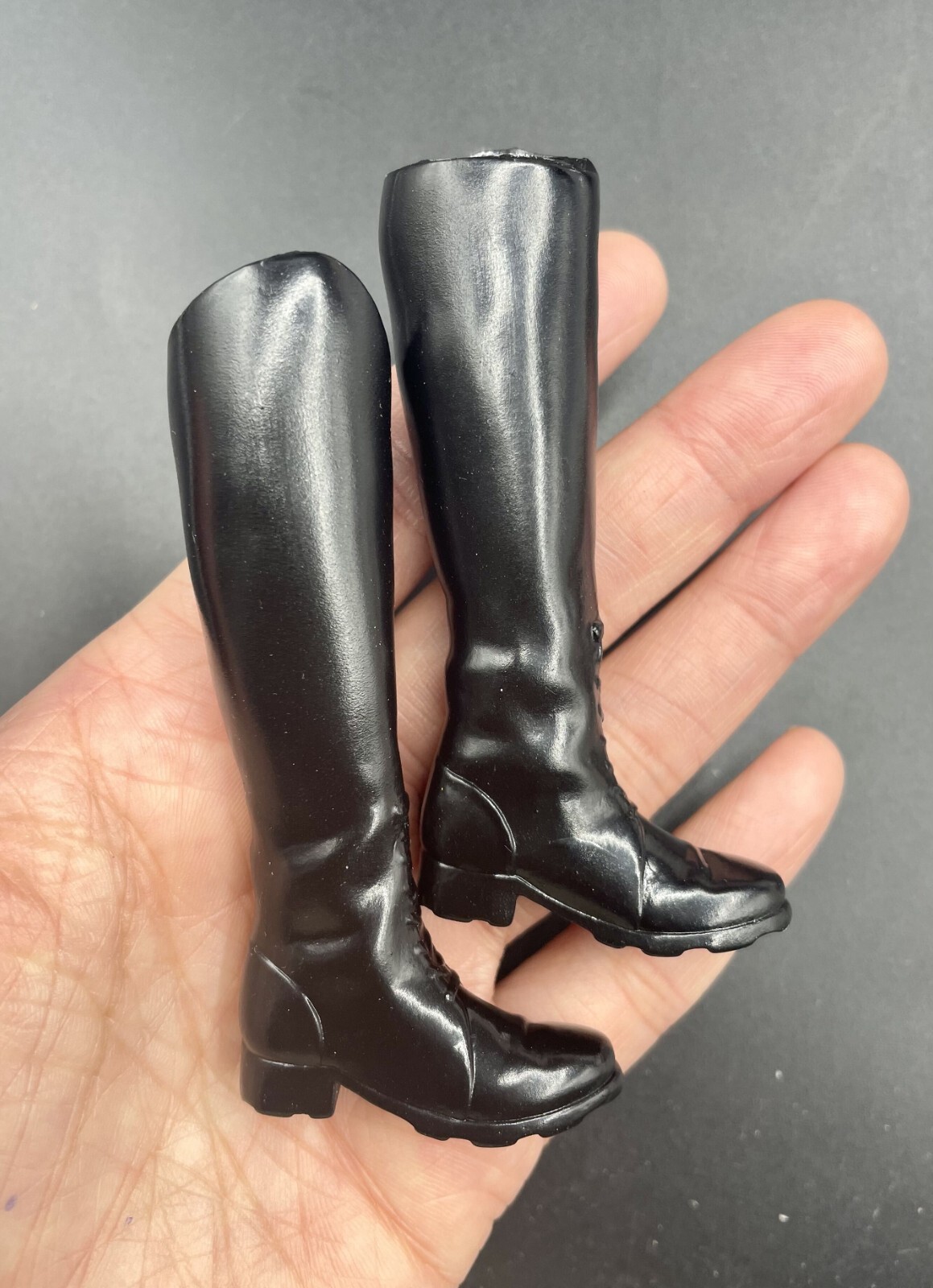 KUMIK 1/6 scale BLACK Boots HOLLOW for 12” Female Figure Doll Accessories