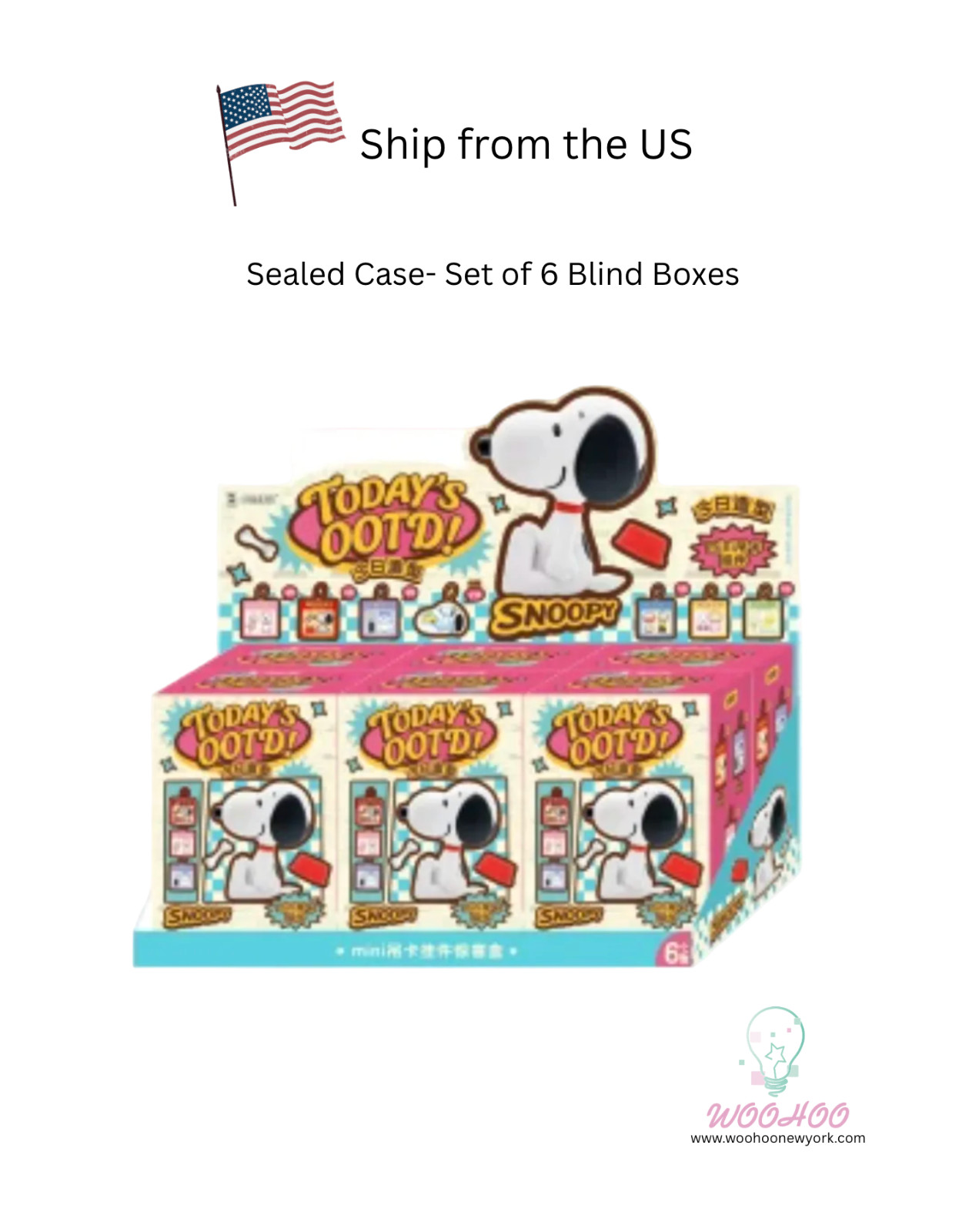 ?M&G Shop x Peanuts Snoopy Today’s OOTD Series Miniature Keychain Blind Box Toy
