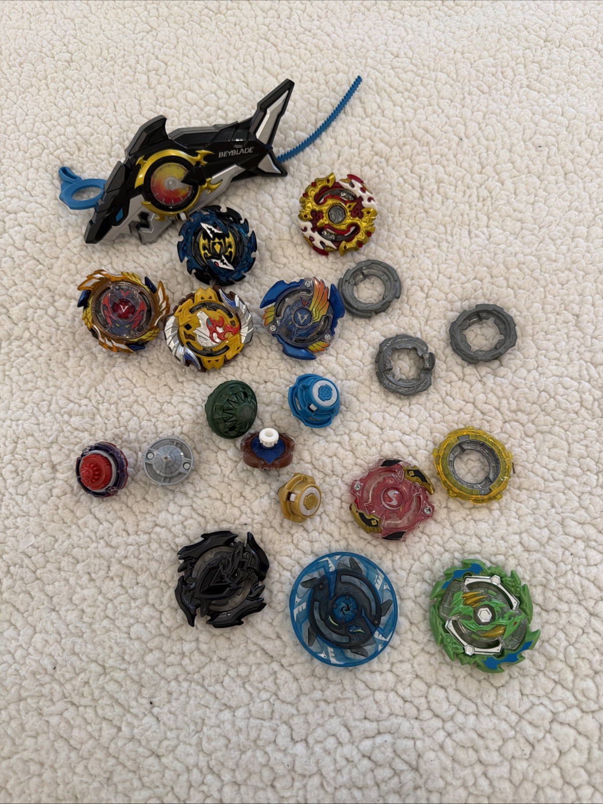 Bay Blades Lot Plus Parts Variety Accessories Rare Metal Pulls Spriggan Requiem
