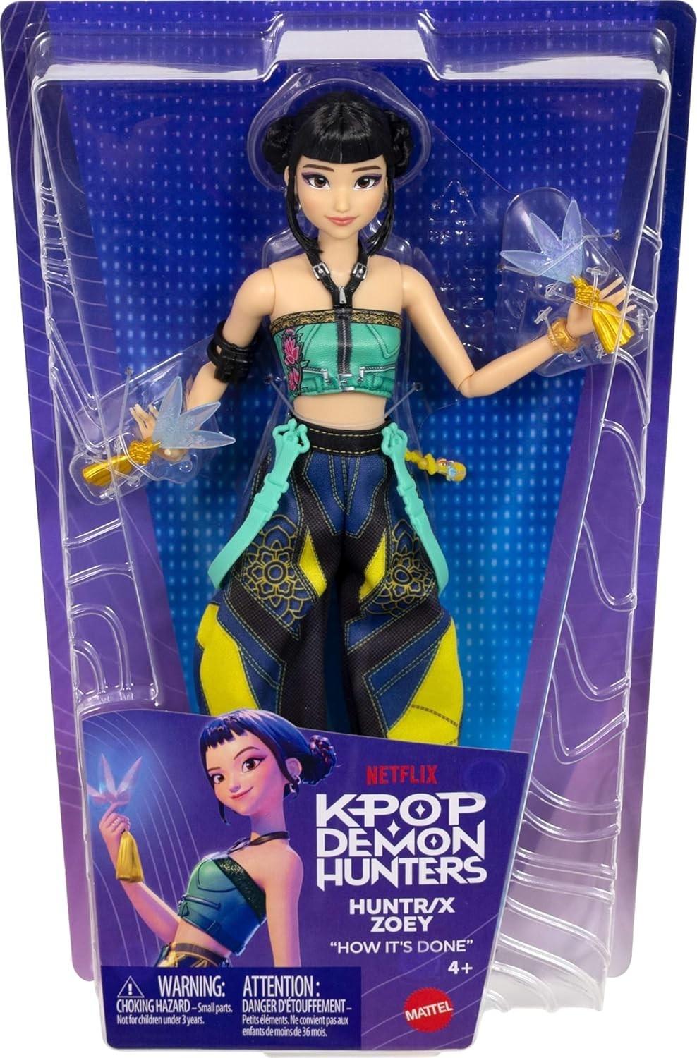 LICENSED ORIGINAL KPop Demon Hunters Huntrix Zoey Doll HUNTR/X