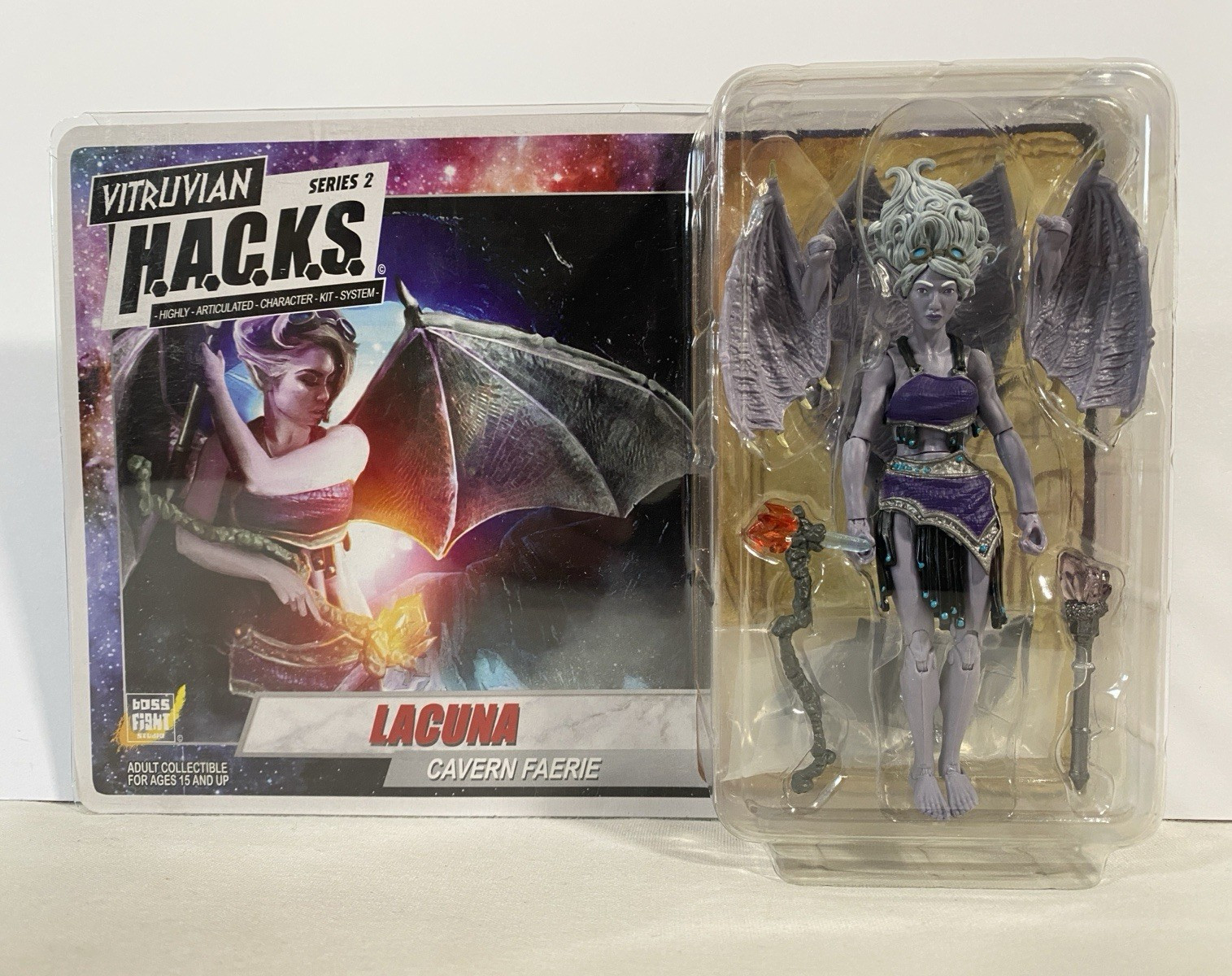 Vitruvian Hacks Lacuna Cavern Faerie Boss Fight Studio 1:18 Figure H.A.C.K.S.