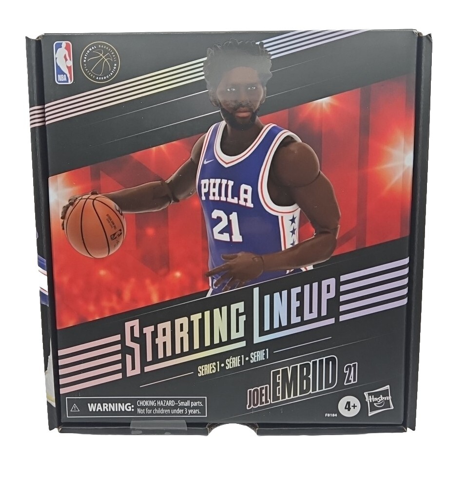 Starting Lineup NBA series 1 Joel Embiid Phila Sixers Brand New Sealed!