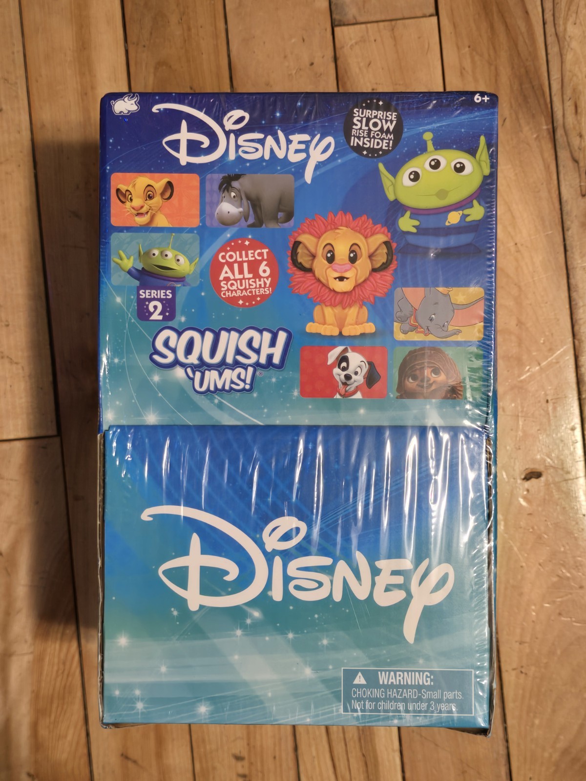 Disney Squish ‘Ums (Series 2) Bullsitoy – Slow Rise Foam – Box Of 12 – BRAND NEW