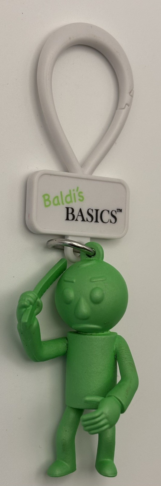 Baldi’s Basics Keychain Ruler Collector Clips Figure PhatMojo GREEN Rare Variant