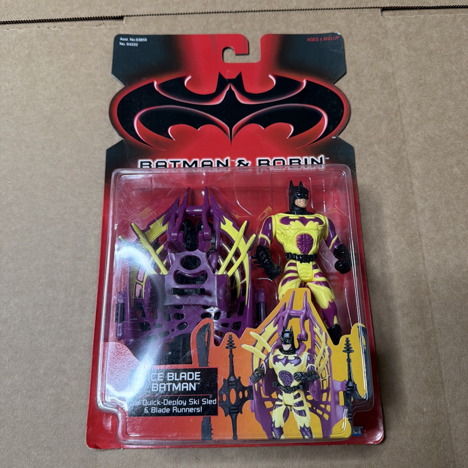 1997 Batman & Robin ICE BLADE BATMAN Action Figure 5” Excellent Cart Condition
