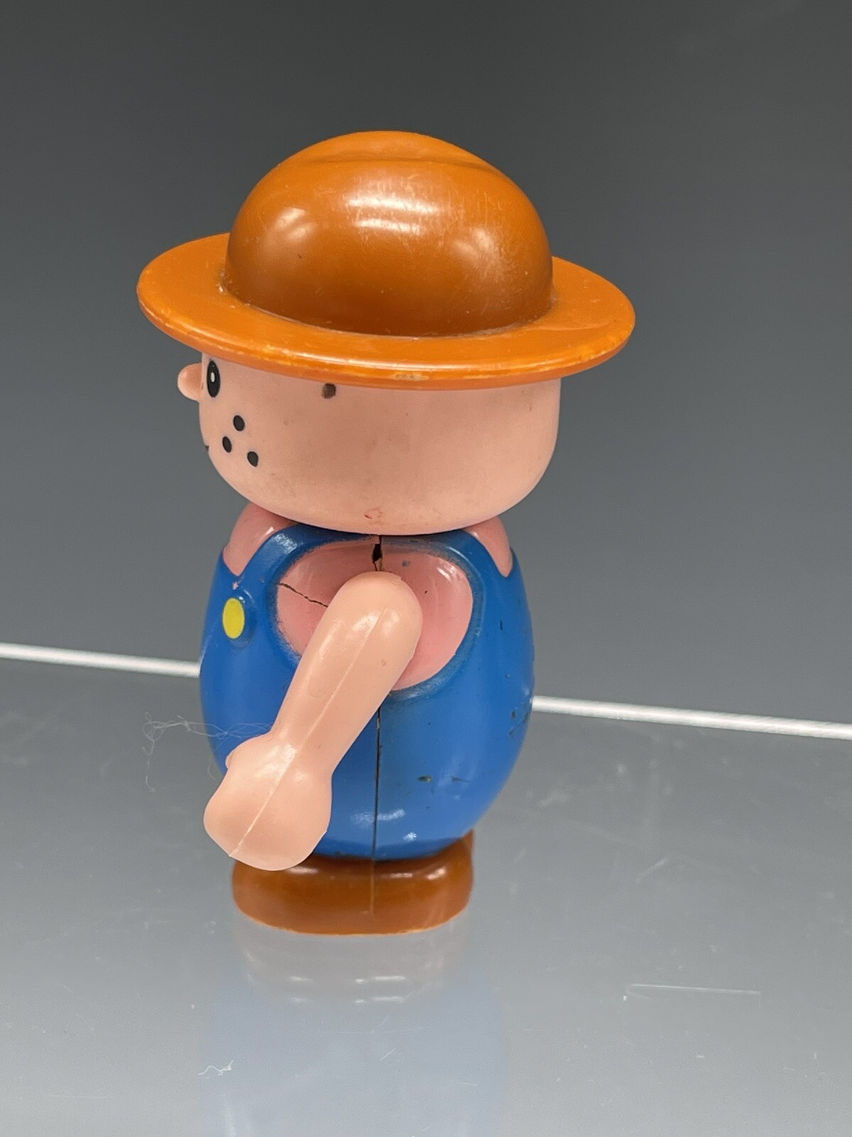 1984 Farmer Boy Toy Action Figure, 2 1/2 inch, Meritus Industries, Thailand