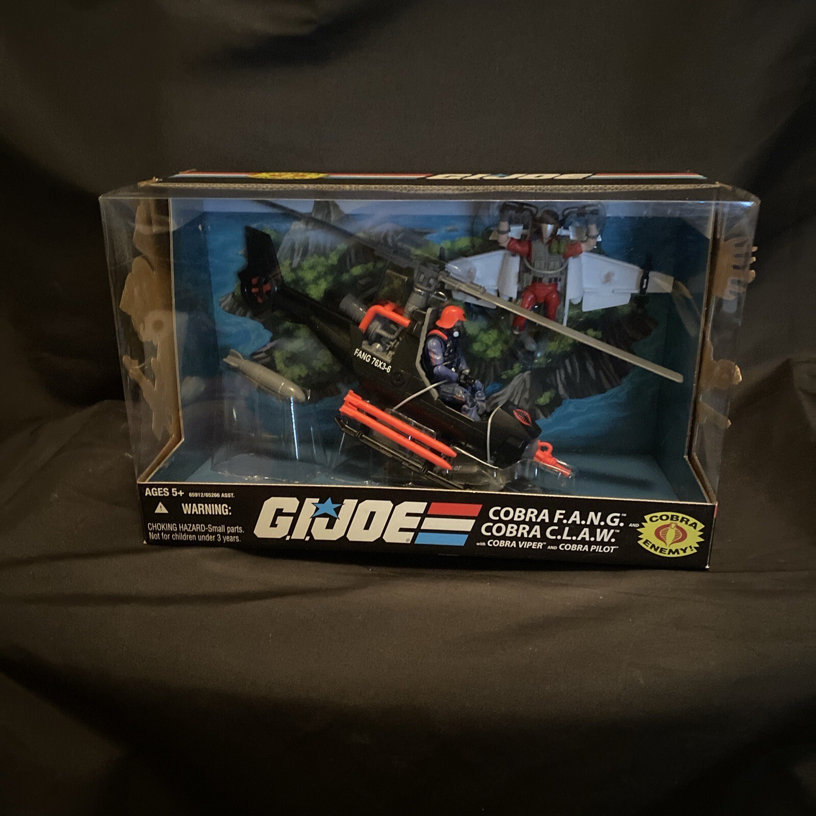 Hasbro G.I. Joe Cobra F.A.N.G. FANG C.L.A.W. CLAW W/ Cobra Viper and Pilot NEW