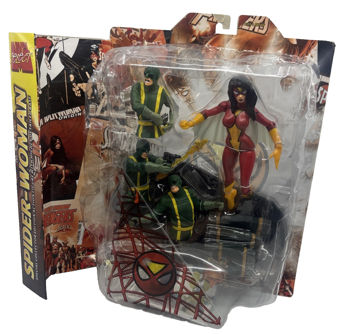 Marvel Select: Spider-Woman Action Figure New (Box is damaged)