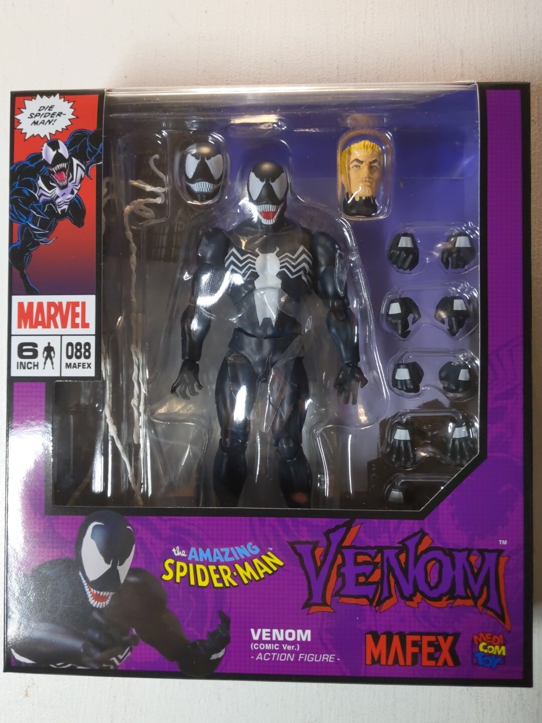 MAFEX No.088 Venom Comic Version Reissue Medicom Toy Action Figure New Sealed