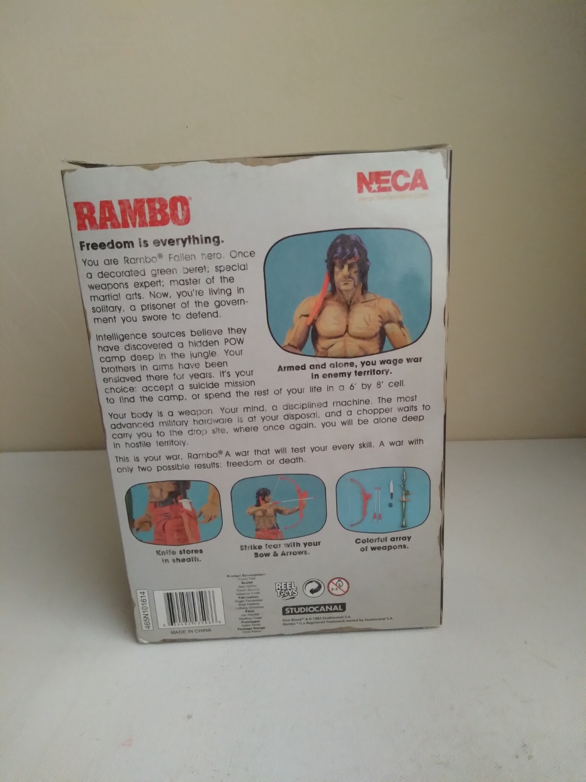 NECA ULTIMATE RAMBO NES FIGURE NINTENDO ATARI REEL TOYs SYLVESTER STALLONE LOOK