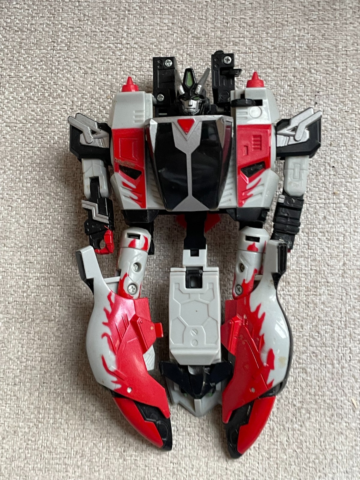 2004 HASBRO TRANSFORMERS CYBERTRON DELUXE OVERRIDE GTS ACTION FIGURE