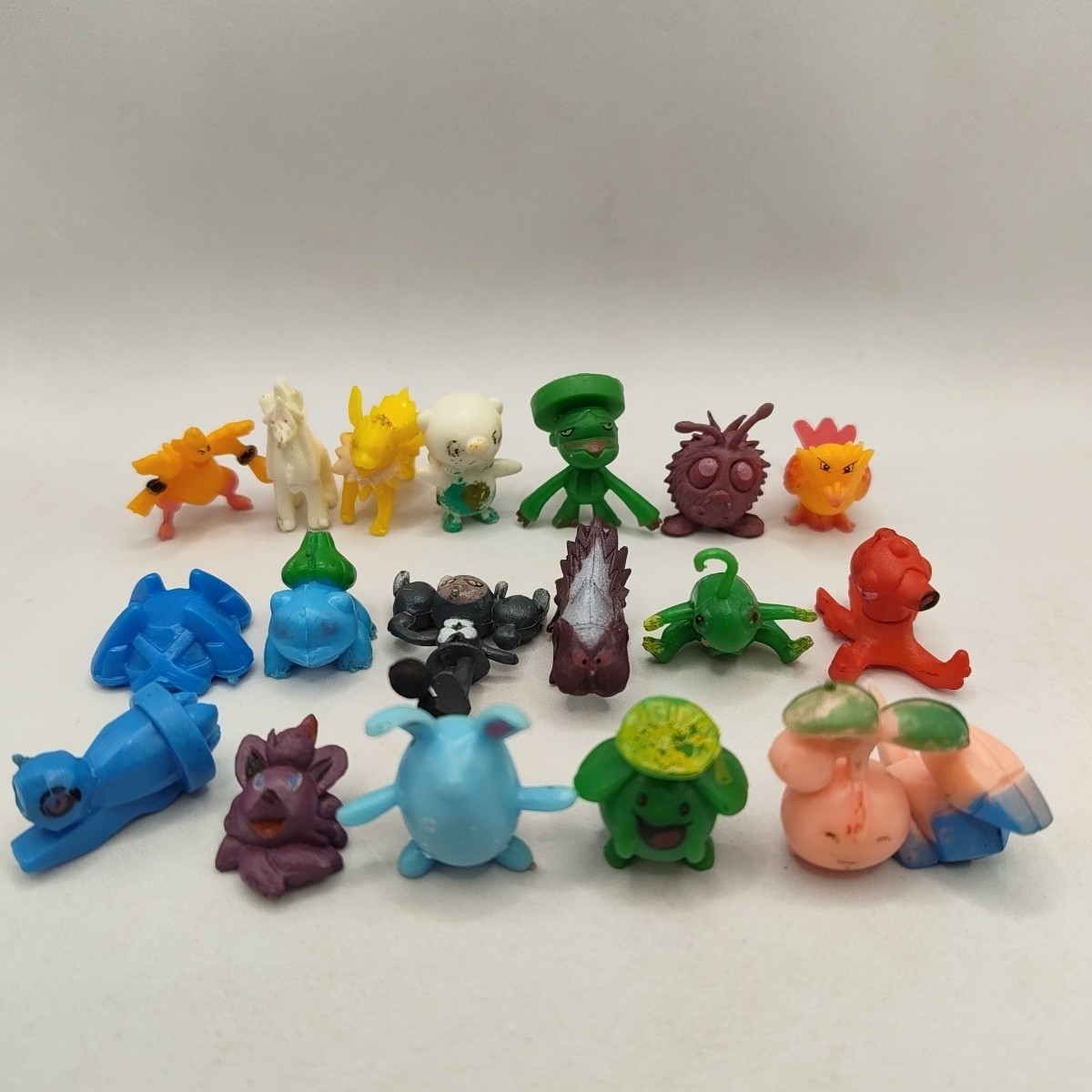 Lot of 19 Mini Pokemon Unmarked 1″ Figures PVC Miniatures Bulbasaur Gothorita
