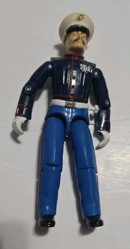1987 GI Joe Gung-Ho Action Figure Hasbro 1987 Marine Dress Blues (Tote I) AS IS