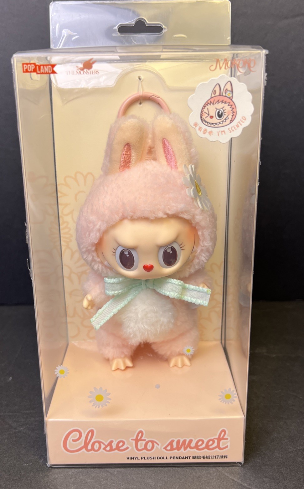 Authentic Mokoko Close to Sweet Popland Labubu Popmart Plush Pendant New Sealed