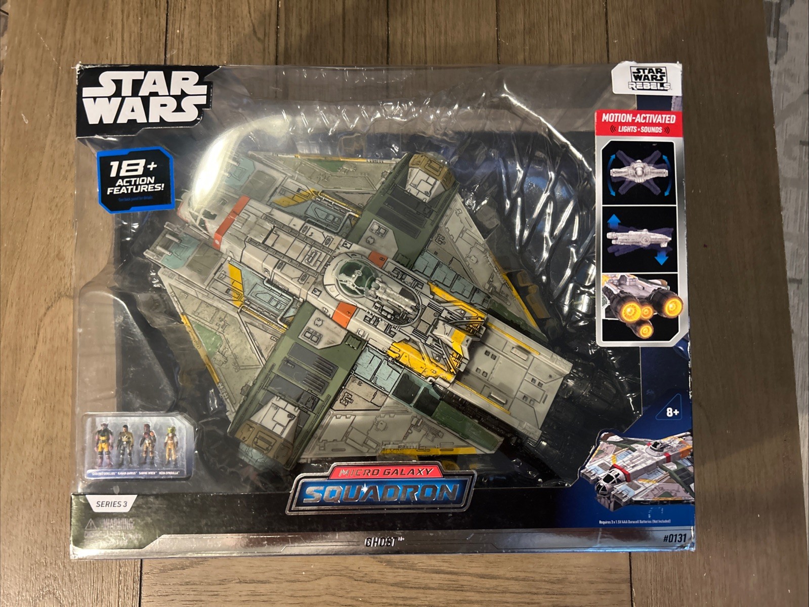 Star Wars Micro Galaxy Squadron #0131 Ghost (Series 3) | Damaged Box, Toys New