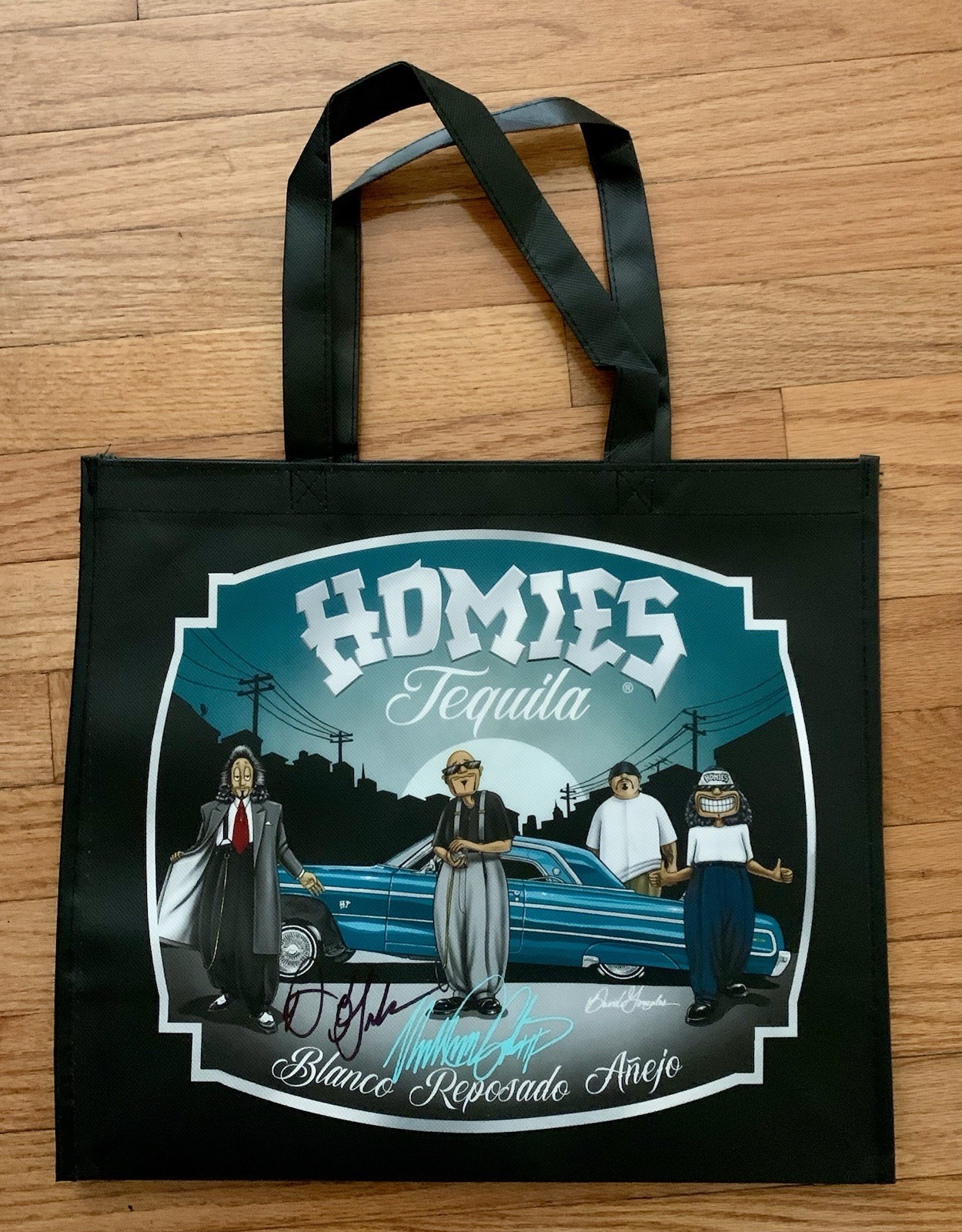 New Homies Tequila Bag Autographed by David “Homie King” & Anthony “Homie Prince