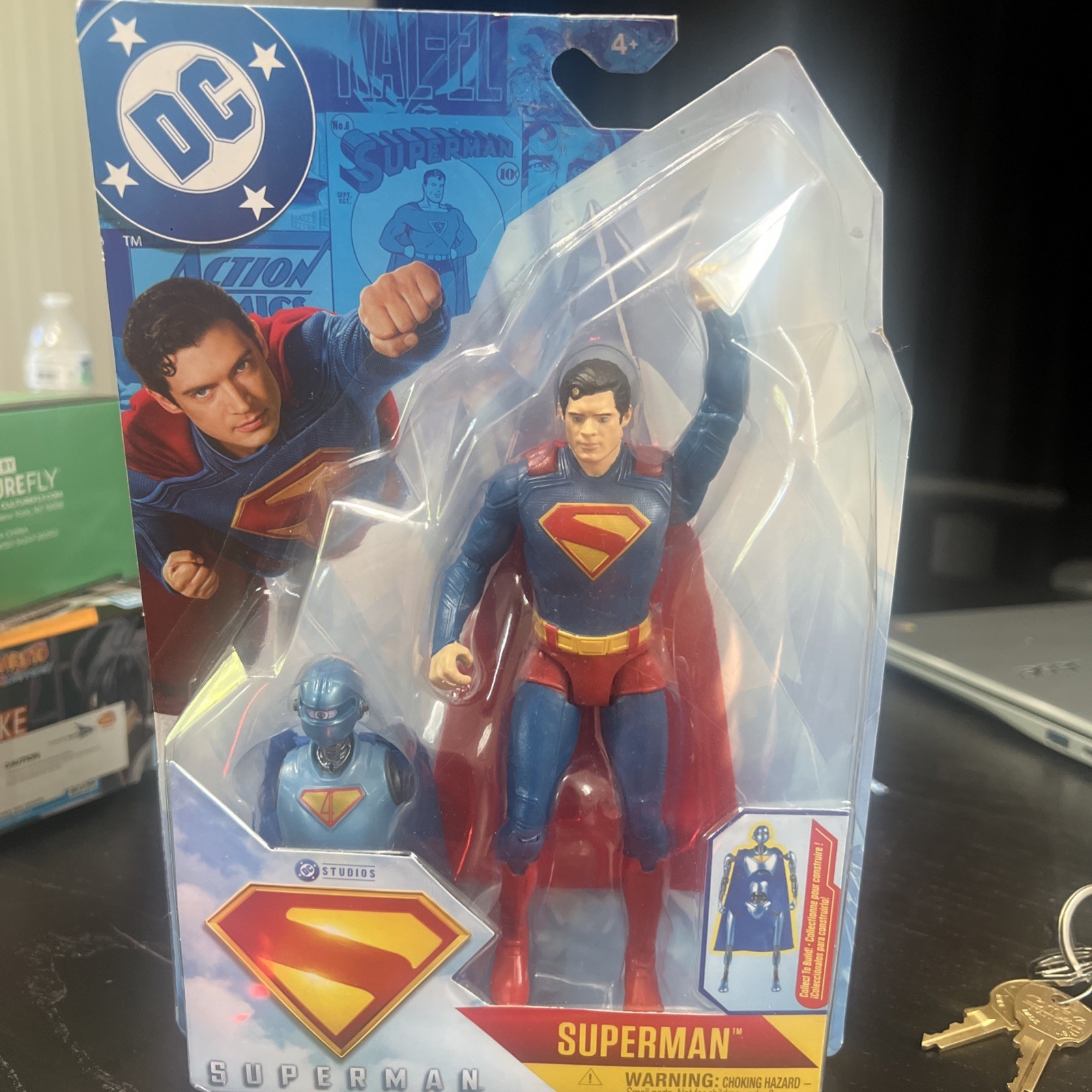 DC Comics SUPERMAN, Superman 6-inch Action Figure, for Ages 4 and up