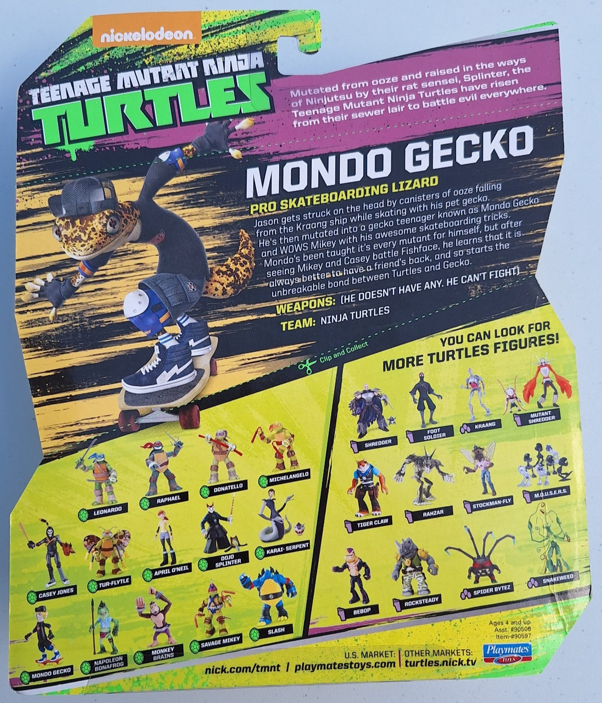 LOT (8) TMNT FUGITOID Turflytle KARAI Monkey MONDO Bonafrog STOCKMAN Shredder