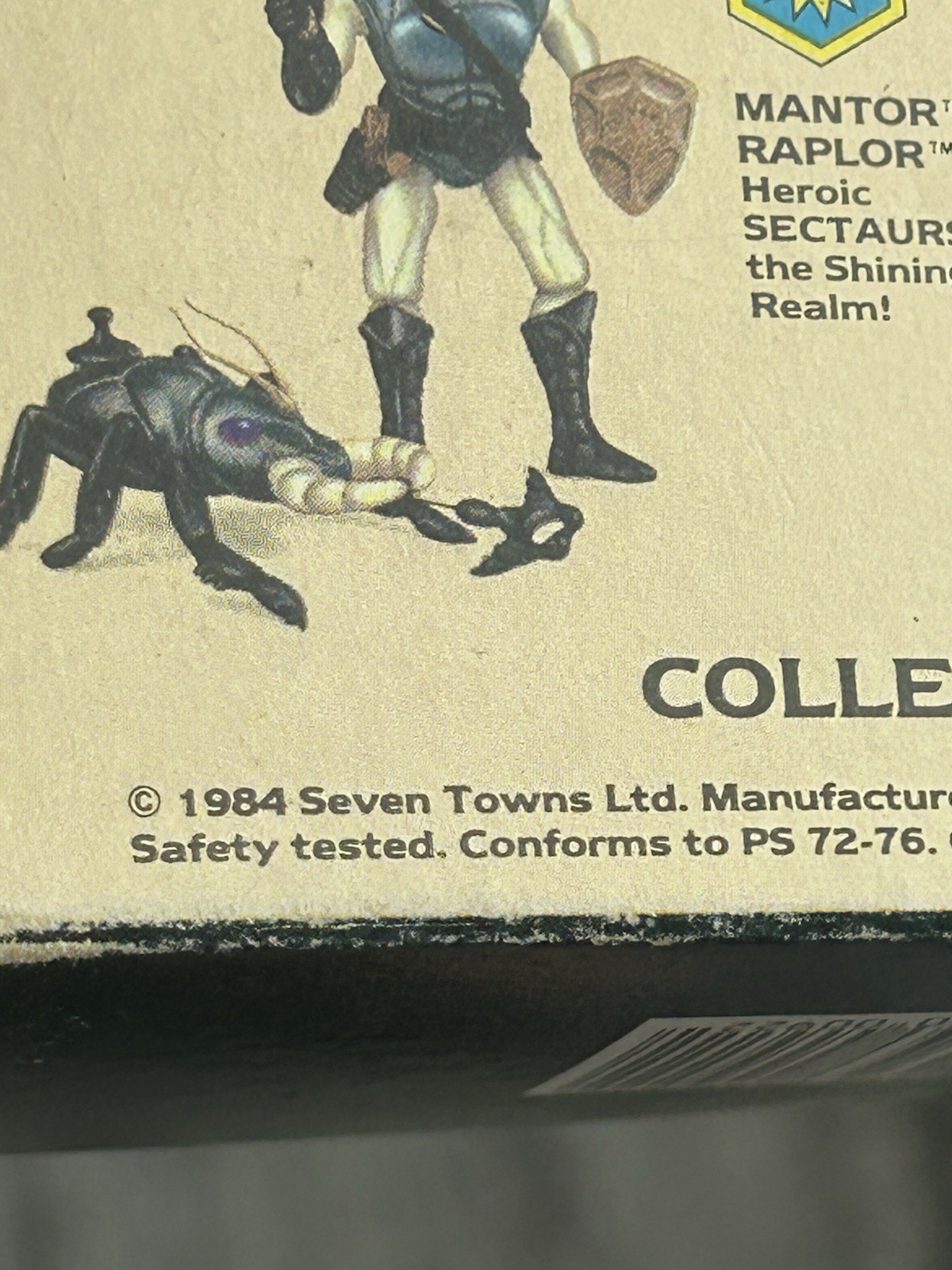 Vintage 1984 Coleco SECTAURS Warriors of Symbion SKITO and TOXCID action figure