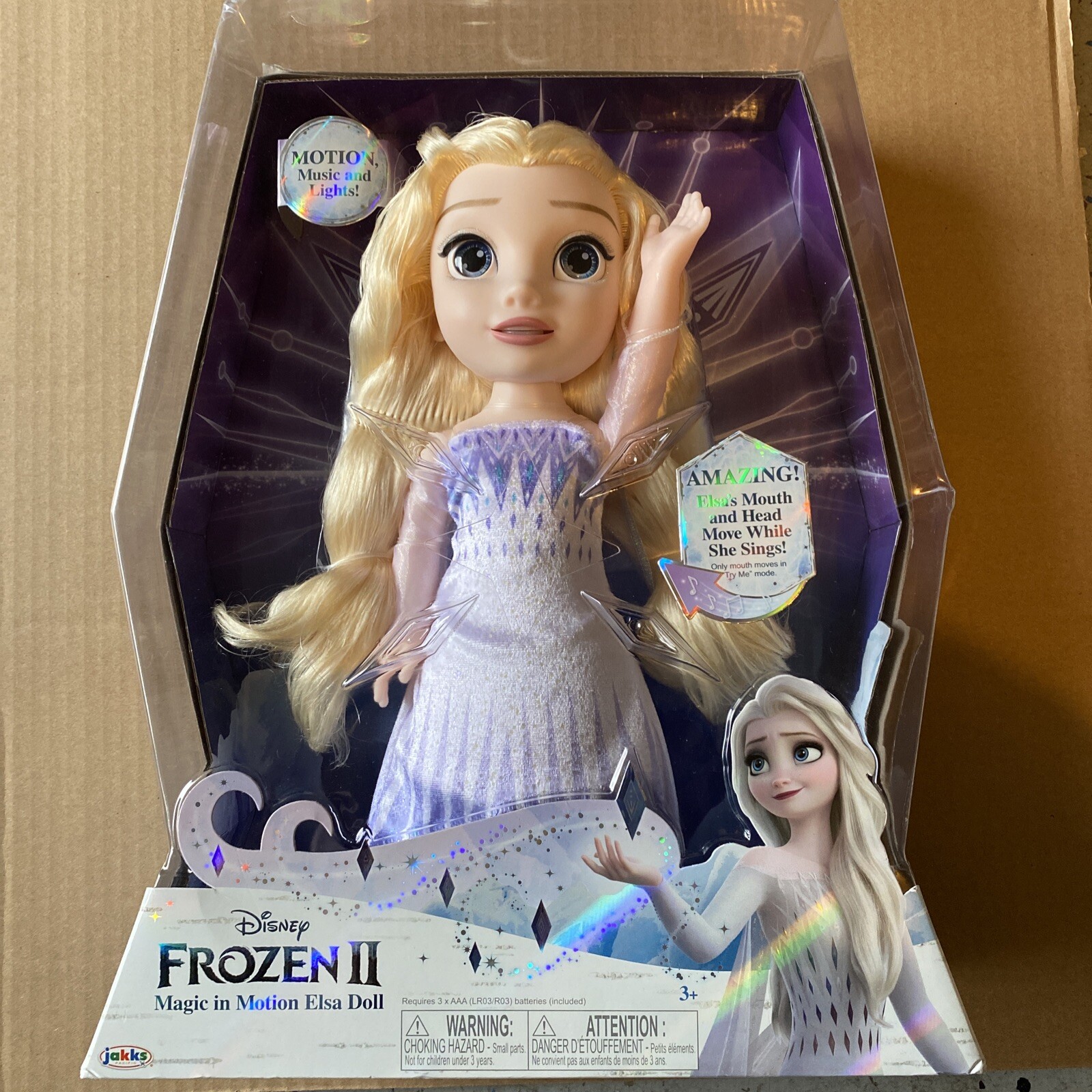 Disney Frozen 2 Magic In Motion Queen Elsa Feature Doll – Brand New Jakks