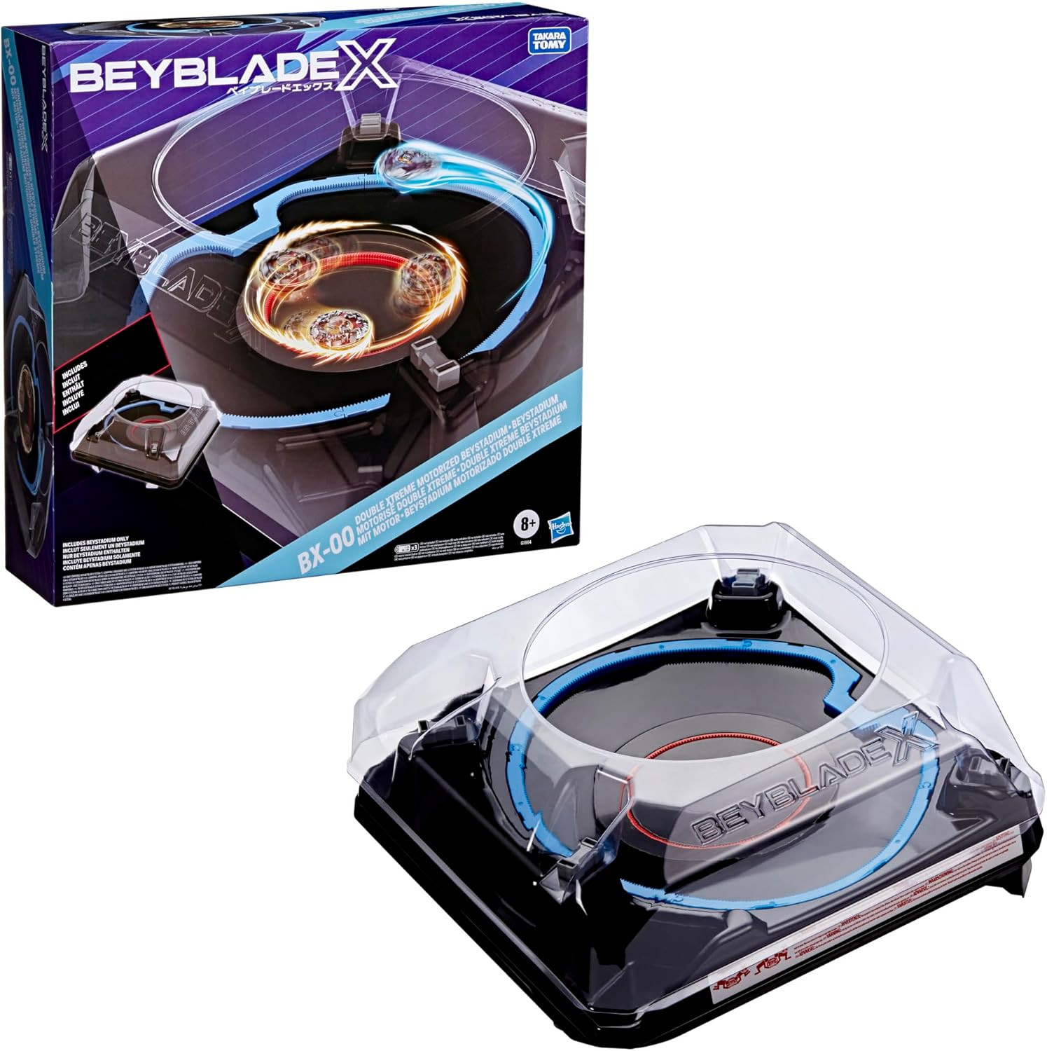 Beyblade X BX-00 Double Xtreme Motorized Beystadium Battle Arena Spinning-Top